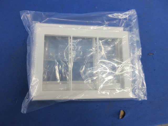 スイッチプレート3連用(3個入)(ピュアホワイト) QWP-3