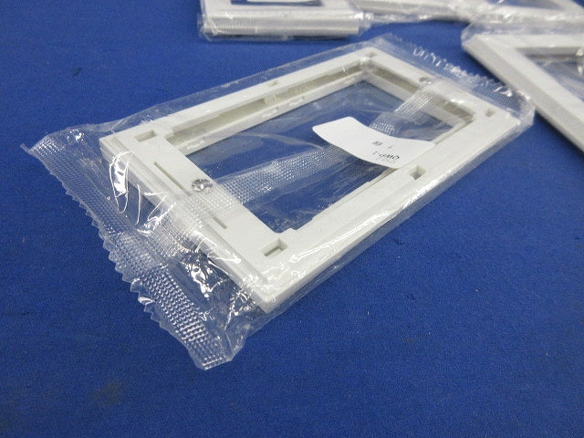 スイッチプレート(スクエアタイプ・1連用)(6枚入)ピュアホワアイト QWP-1