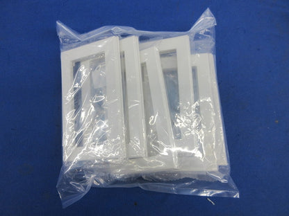 スイッチプレート(スクエアタイプ・1連用)(6枚入)ピュアホワアイト QWP-1