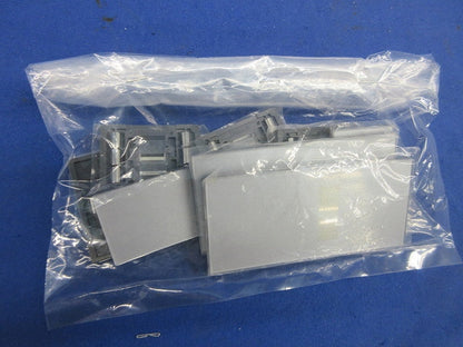 スイッチカバーセット(混在9枚入)(シルバー) WDG1611S他