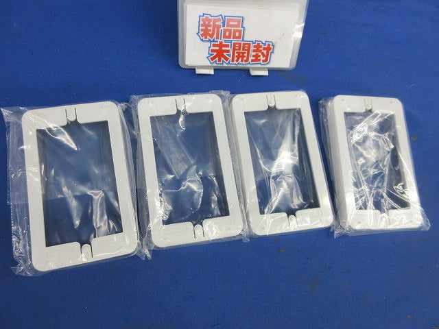 WIDE-i プレート継枠(1連用)(4枚入)(ニューホワイト) WDG7591