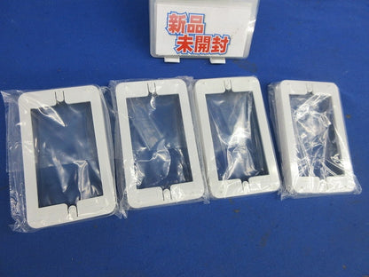 WIDE-i プレート継枠(1連用)(4枚入)(ニューホワイト) WDG7591