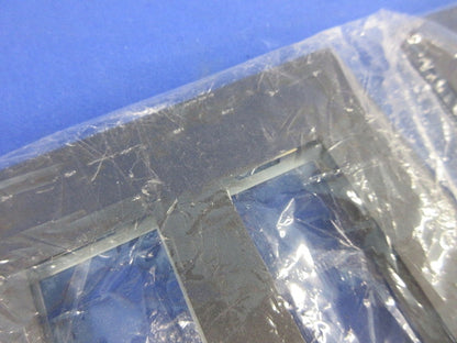 NKシリーズ用2連プレート(7枚入)ソフトブラック NKP-3UF-2