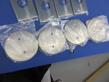 フルカラー新金属埋込コンセントプレートセット(混在8枚入) WN9513他