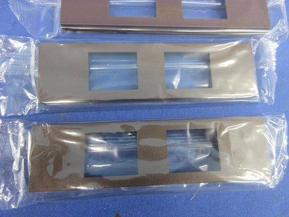 家具・機器用プレート 2個口(チョコ)(5個入) NKPN-2UP