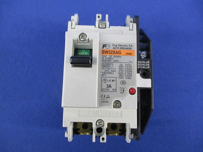 オートブレーカ2P3A(アラームスイッチ付) BW32SAG-2P003