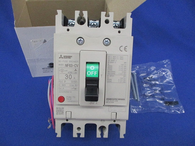 ノーヒューズブレーカ3P30A NF63-CV
