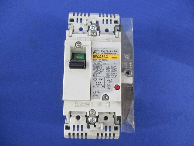 オートブレーカ2P30A(アラームスイッチ付) BW32SAG-2P030