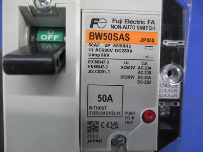 ノンオートスイッチ2P50A BW50SAS