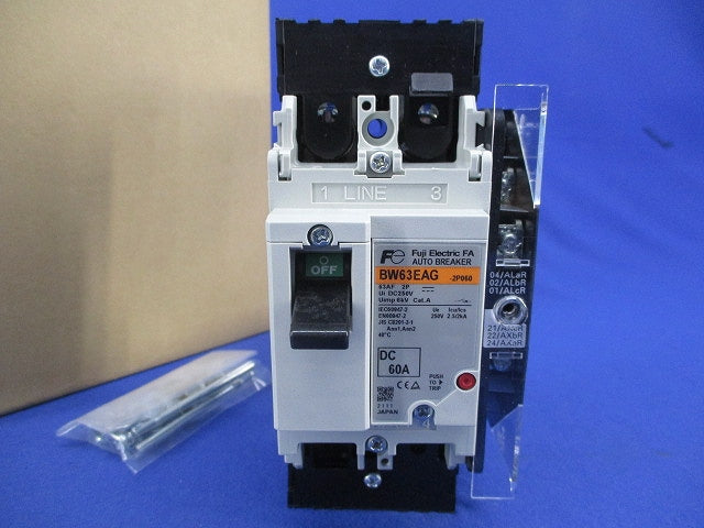 オートブレーカ2P60A(アラームスイッチ付) BW63EAG