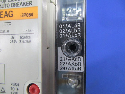 オートブレーカ2P60A(アラームスイッチ付) BW63EAG