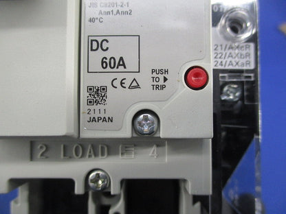 オートブレーカ2P60A(アラームスイッチ付) BW63EAG