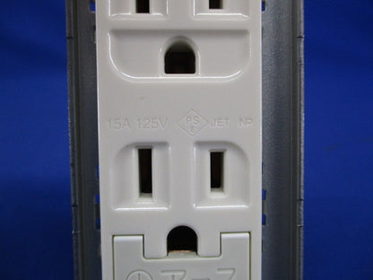 フルカラー埋込アースターミナル付接地ダブルコンセント WN11329