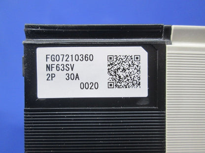 ノーヒューズブレーカ 2P30A(アラームスイッチ付) NF63-SV