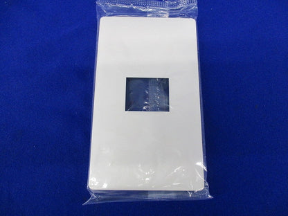 コンセントプレート1コ用(4枚入)(マットホワイト) WTL7001K