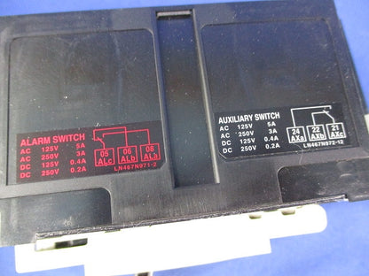 ノーヒューズブレーカ 2P20A(アラームスイッチ付) NF63-SV