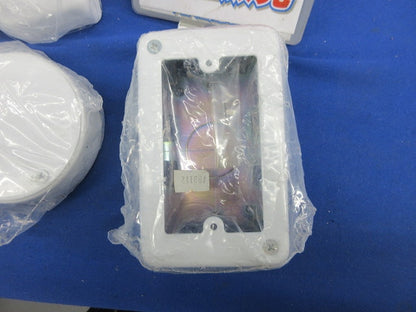 メタルモール付属品セット(混在5個入)(ホワイト) A107他