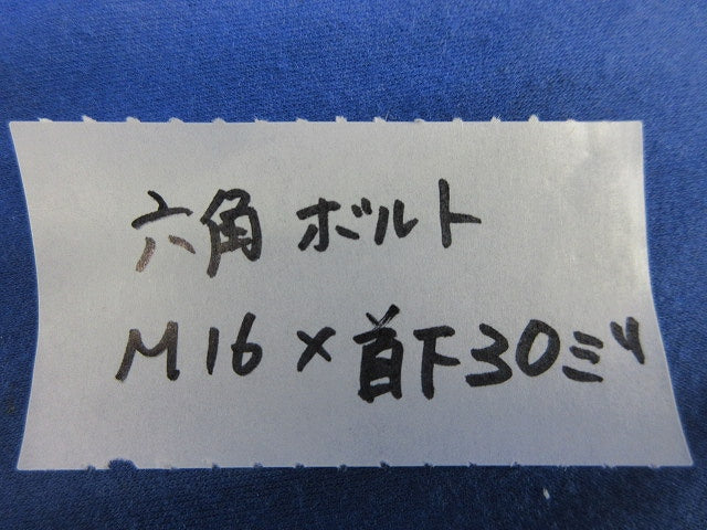 六角ボルトM16×30mm(22個入) CS4.8