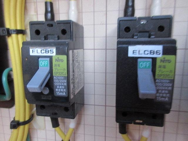 仮設用分電盤(ジャンク品) 型番混在