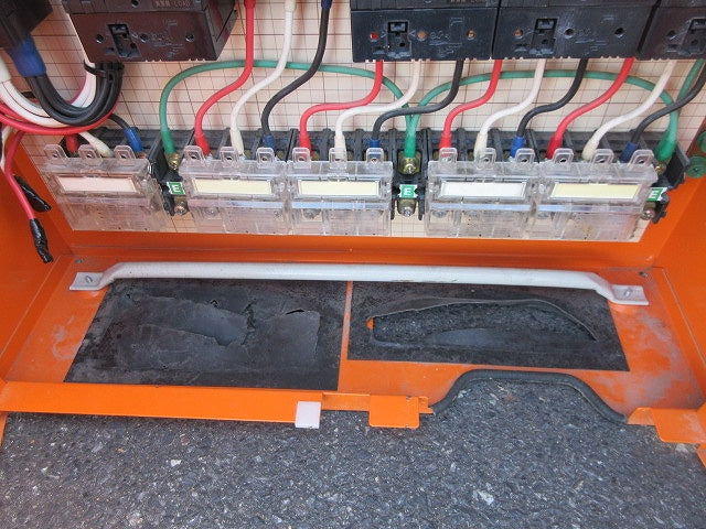 仮設用分電盤(ジャンク品) 型番混在