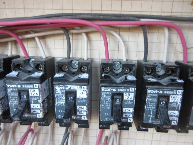 仮設用分電盤(ジャンク品) 型番混在