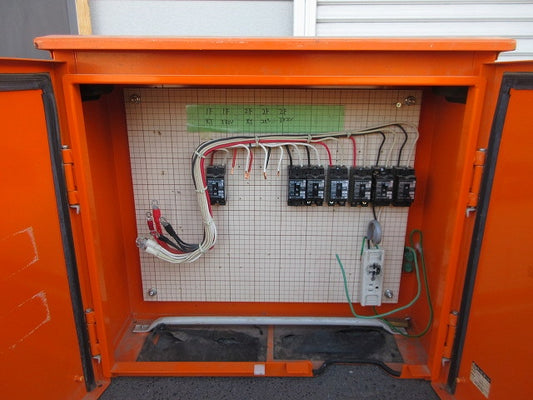 仮設用分電盤(ジャンク品) 型番混在
