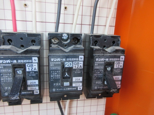 仮設用分電盤(ジャンク品) 型番混在