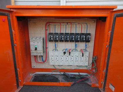 仮設用分電盤(ジャンク品) 型番混在