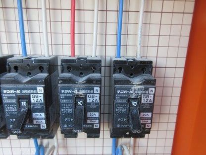 仮設用分電盤(ジャンク品) 型番混在