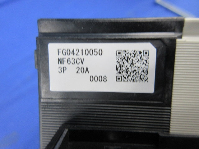 ノーヒューズブレーカ3P20A NF63-CV