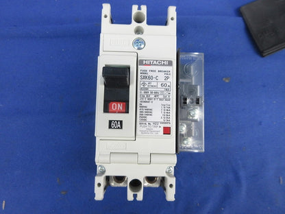 ヒューズフリー遮断器2Ｐ60A SXK-60C