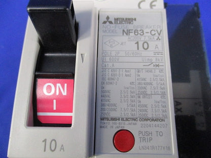 ノーヒューズブレーカ2P10A NF63-CV