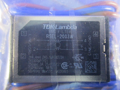 電源ライン用EMCフィルタ RSEL-2003W