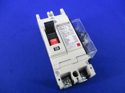 ヒューズフリー遮断器2P20A FXK60-S
