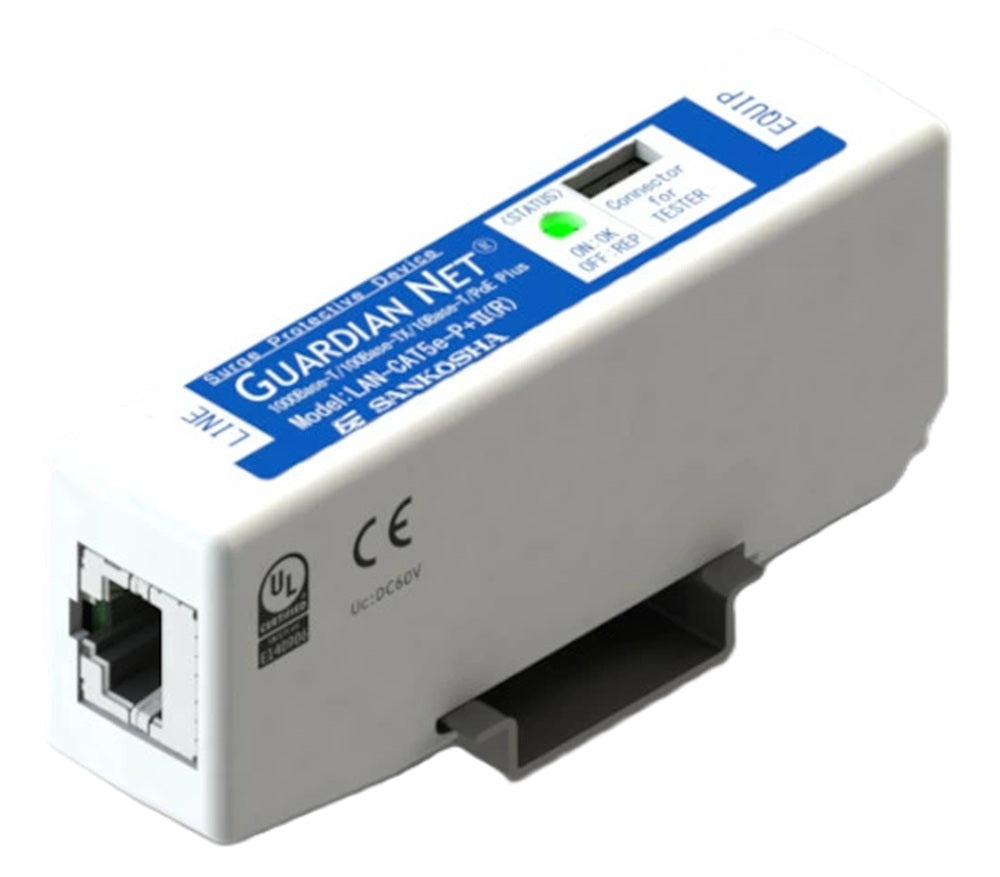 劣化診断付きLAN用SPD LAN-CAT5e-P+?(R)