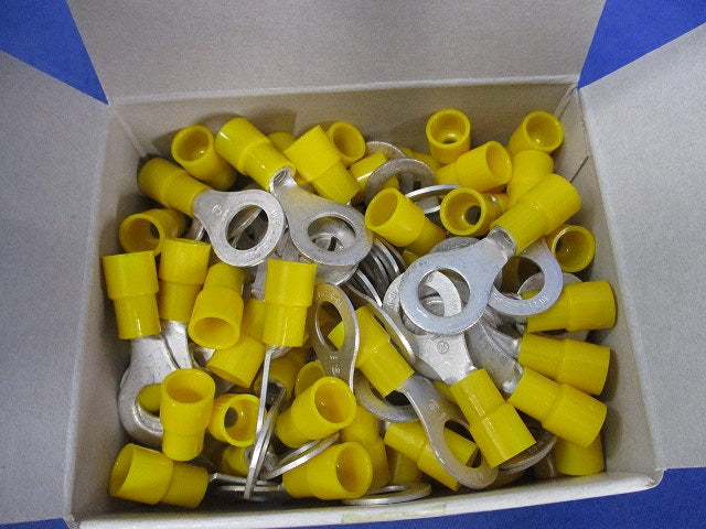 絶縁被覆付圧着端子(100個入)黄 TMEV5.5-8