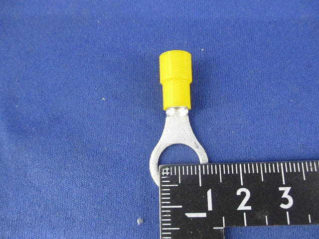 絶縁被覆付圧着端子 100個 黄 TMEV5.5-10