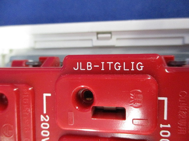 埋込100/200V併用接地コンセント プレート付 JLB-ITGLIG