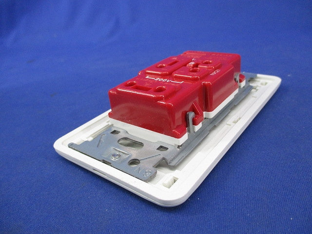 埋込100/200V併用接地コンセント プレート付 JLB-ITGLIG