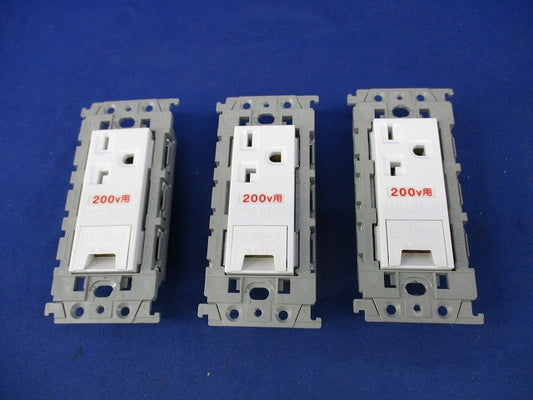 埋込アースターミナル付接地コンセント(3個入) WTL193249W