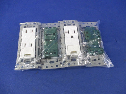 埋込アースターミナル付コンセントセット(混在4個入) WTF15324WK他