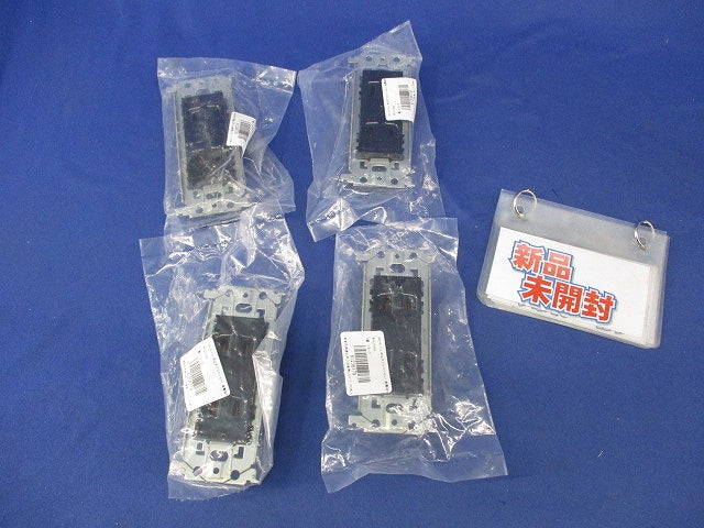 埋込ダブルコンセント(6個入)(ブラック) WTL1502B