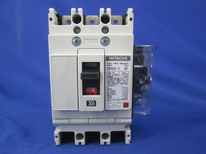 ヒューズフリー遮断器3P20A SXK60-C