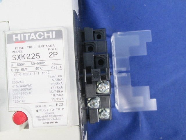 ヒューズフリー遮断器2P225A SXK225