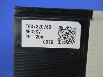 ノーヒューズブレーカ2P20A(アラームスイッチ付) NF32-SV