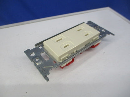 埋込ダブルコンセント(6個入)ホワイト JEC-BN-55