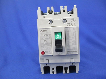 ノーヒューズブレーカ3P20A NF63-CV