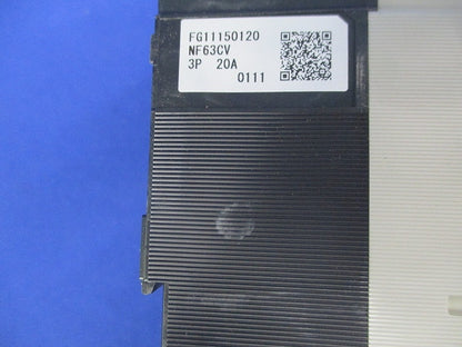 ノーヒューズブレーカ3P20A NF63-CV