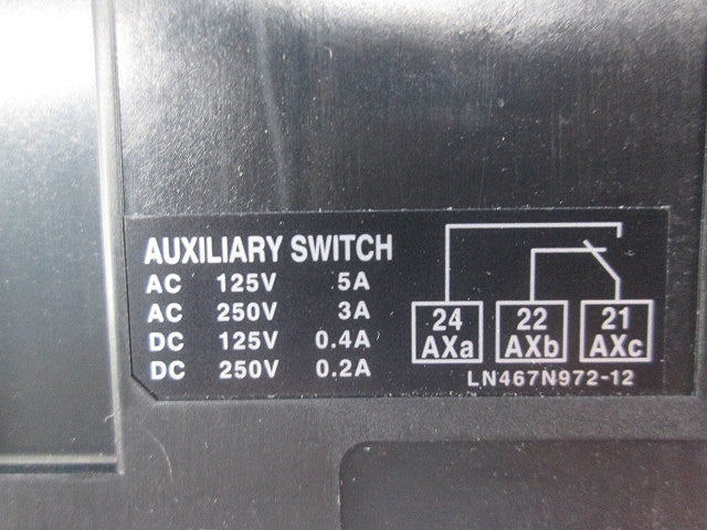 ノーヒューズブレーカ2P20A(アラームスイッチ付) NF32-SV
