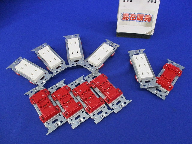 Jワイド トリプルコンセント(10個入)(ピュアホワイト) JEC-BN-555